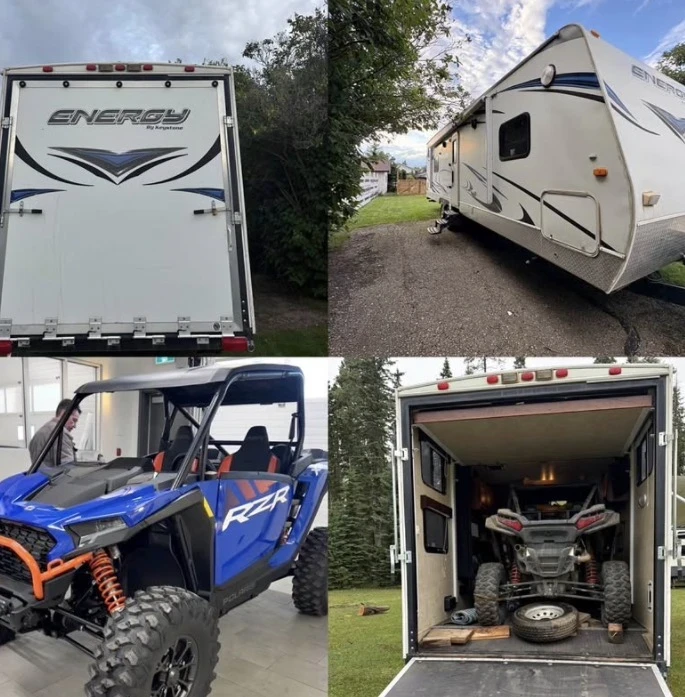 Каравана Други Keystone Energy 257 FBS Toy Hauler   гараж за ATV , снимка 2 - Каравани и кемпери - 56185105