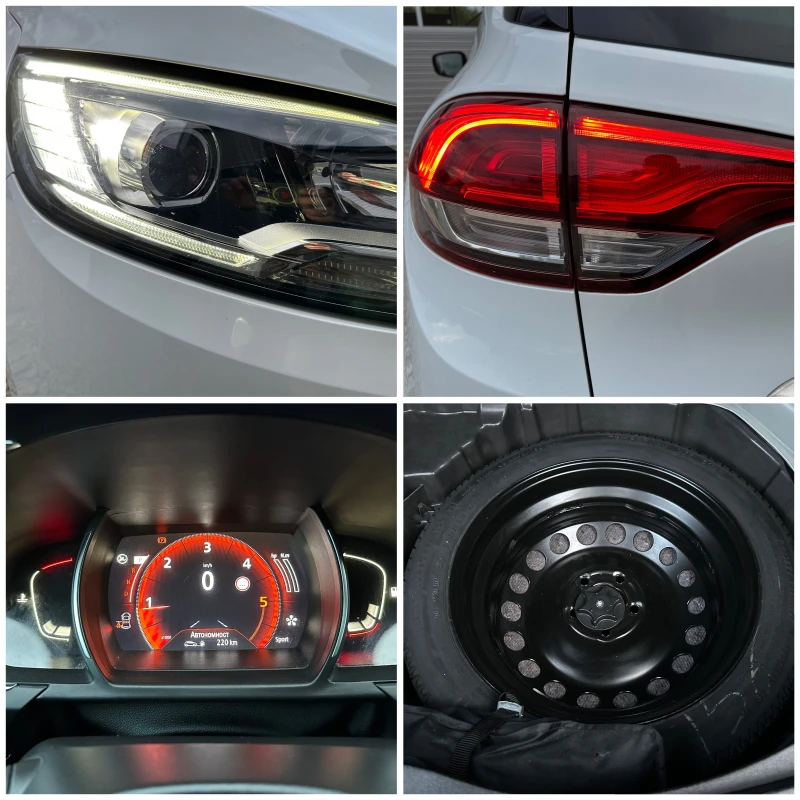Renault Scenic АВТОМАТ ПАНОРАМА LED KEYLESS NAVI FULL, снимка 15 - Автомобили и джипове - 49995993