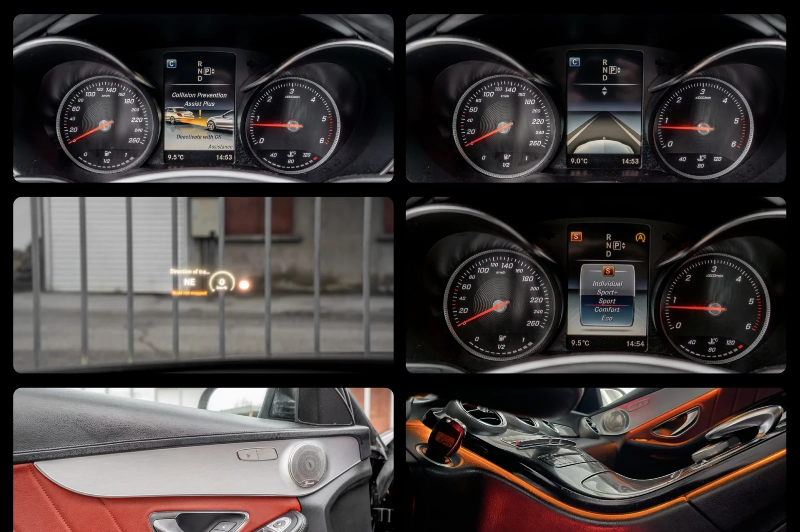 Mercedes-Benz C 220 CDI-BlueTEC-AMG-AGILITY-AMBIENT-HEAD UP-NAVI-TOP, снимка 8 - Автомобили и джипове - 53941790