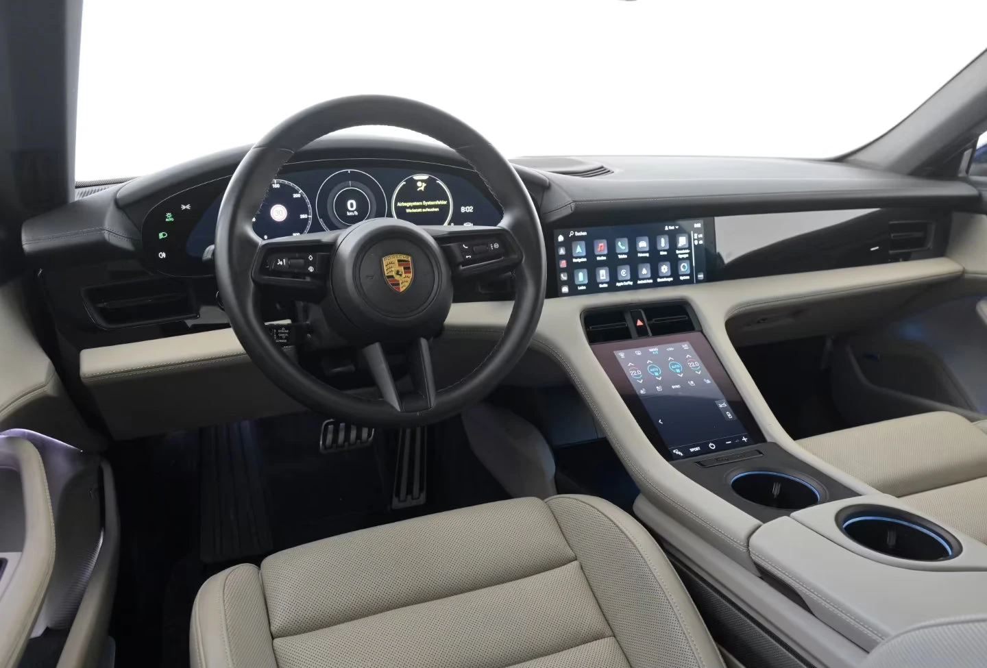 Porsche Taycan 4S/571HP/HUD/VENTILATION/PANO/360/INNODRIVE/497z, снимка 11 - Автомобили и джипове - 55087584