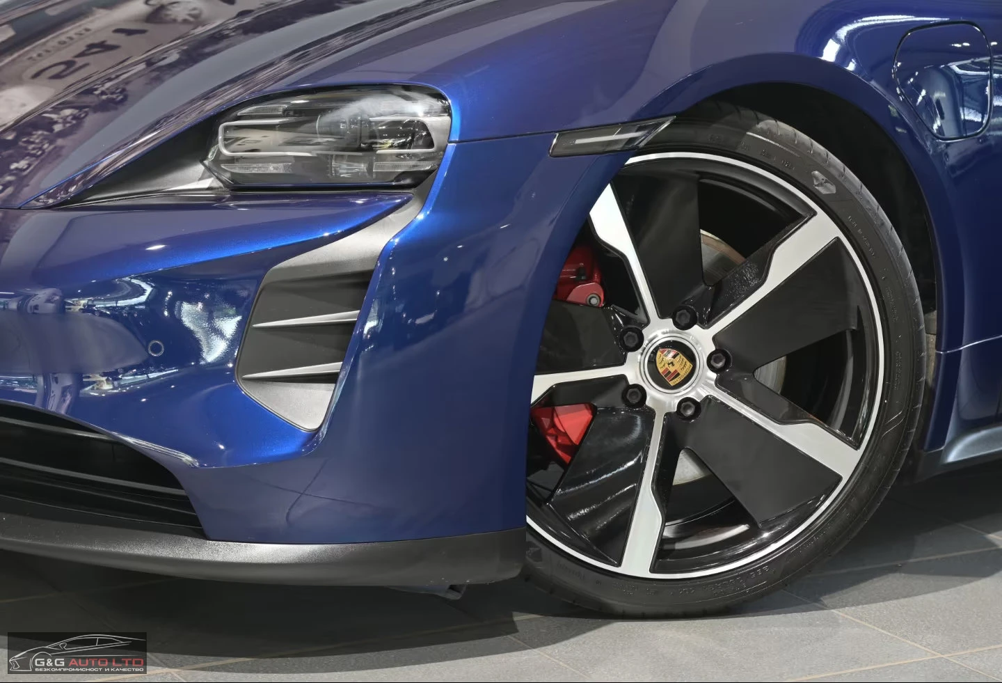 Porsche Taycan 4S/571HP/HUD/VENTILATION/PANO/360/INNODRIVE/497z, снимка 2 - Автомобили и джипове - 55087584