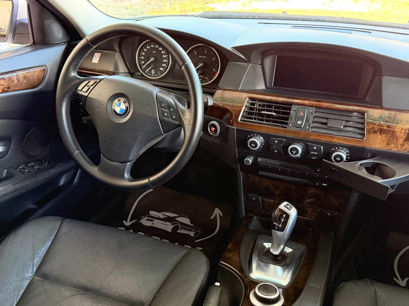 BMW 530 FACE/235/M57/КОЖА/АВТОМАТ/ПРИБИРАНЕ/НОВИ ГУМИ, снимка 11 - Автомобили и джипове - 56118219
