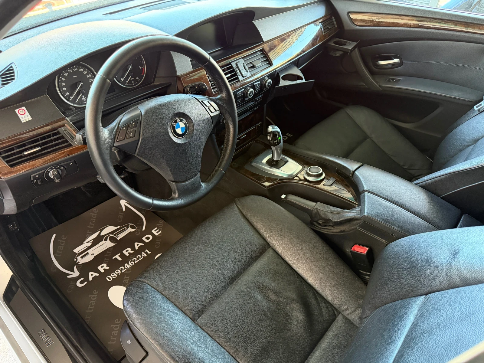 BMW 530 FACE/235/M57/КОЖА/АВТОМАТ/ПРИБИРАНЕ/НОВИ ГУМИ, снимка 7 - Автомобили и джипове - 56118219