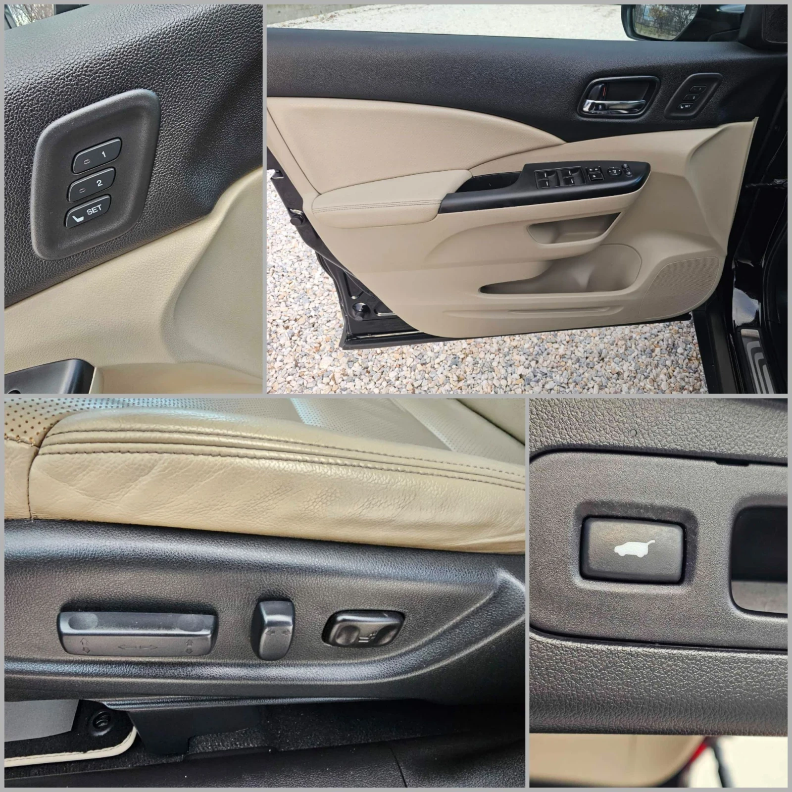 Honda Cr-v 2.2i-DTEC/НАВИ/КОЖА/ПАНОРАМА/КАМЕРА/XENON/LED/4x4 | Mobile.bg — изображение 14