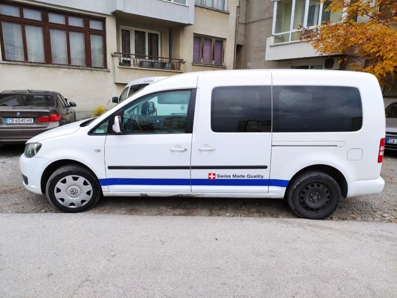 VW Caddy Maxi, 2.0 TDI, с рампа, снимка 4 - Автомобили и джипове - 47456163