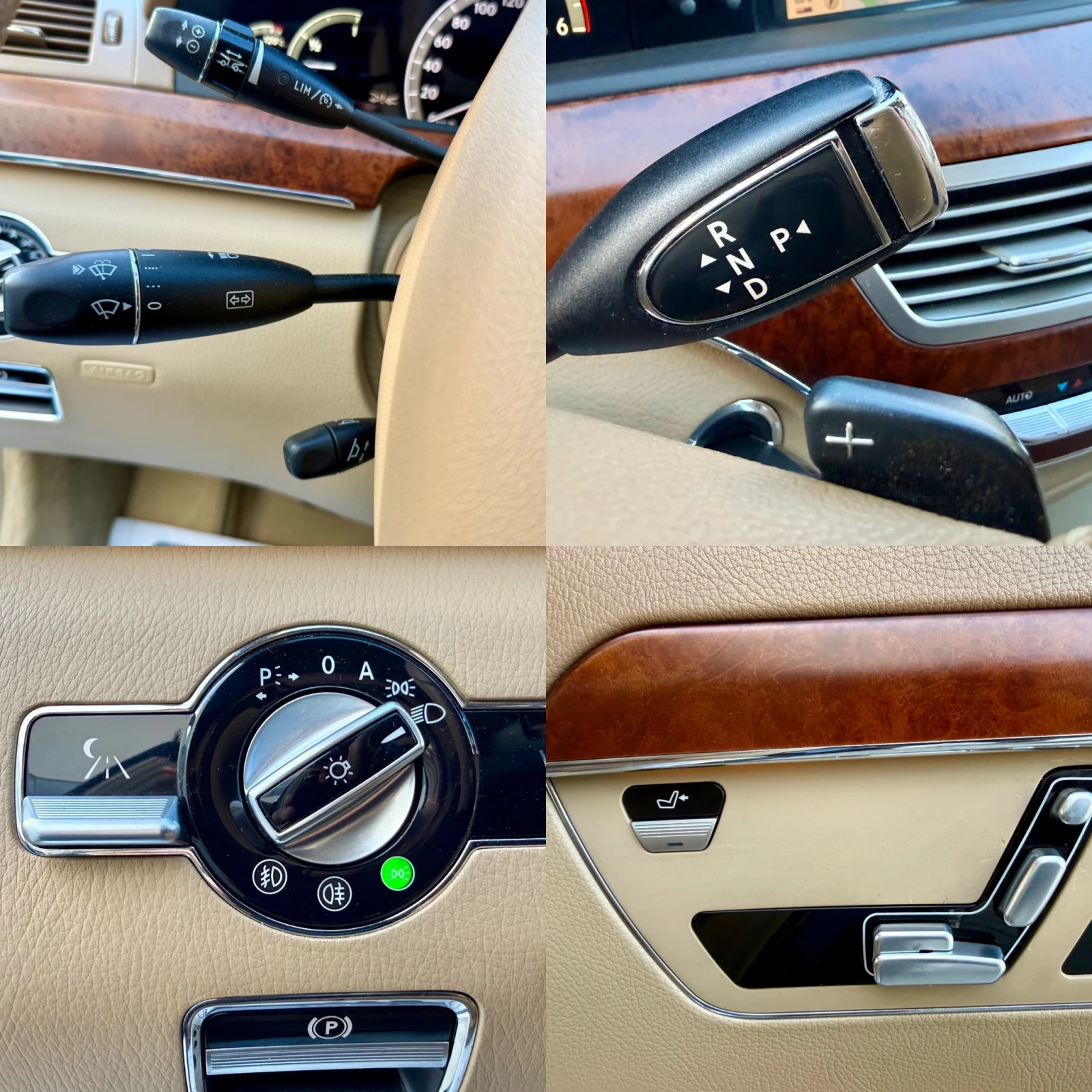 Mercedes-Benz S 320 CDI 4-MATIC AMG PACK/3xTV/DISTRONIC/VAKUM/FULL, снимка 16 - Автомобили и джипове - 53785586