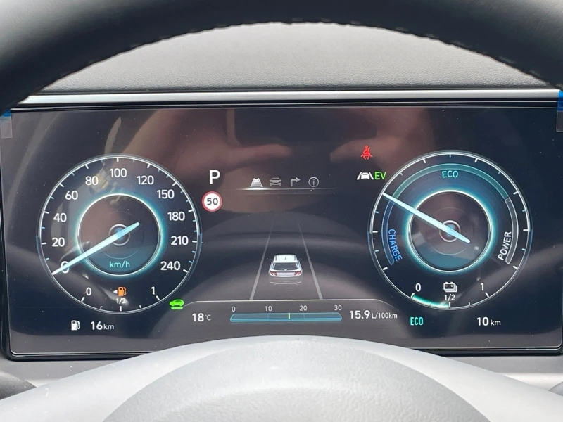 Hyundai Tucson НОВ!1.6HEV/230HP/PRIME/NAVI/ACC/LED/360/308vpr, снимка 15 - Автомобили и джипове - 50067535