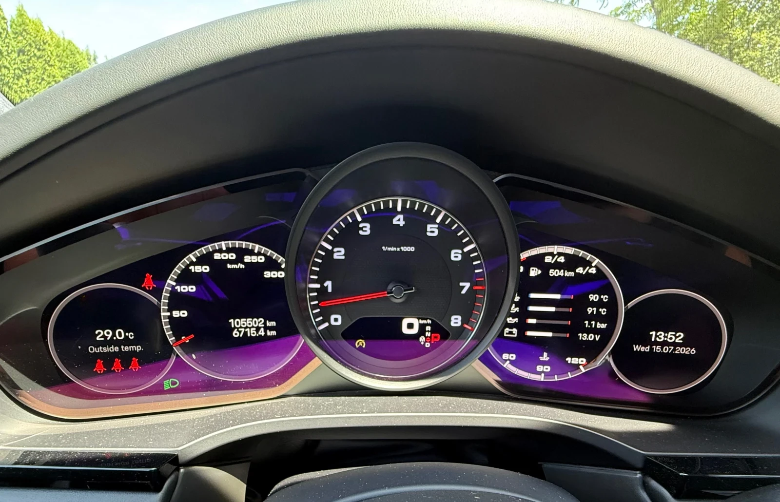Porsche Cayenne S/Matrix/Soft/Hud/Pano/Bose, снимка 12 - Автомобили и джипове - 55318043