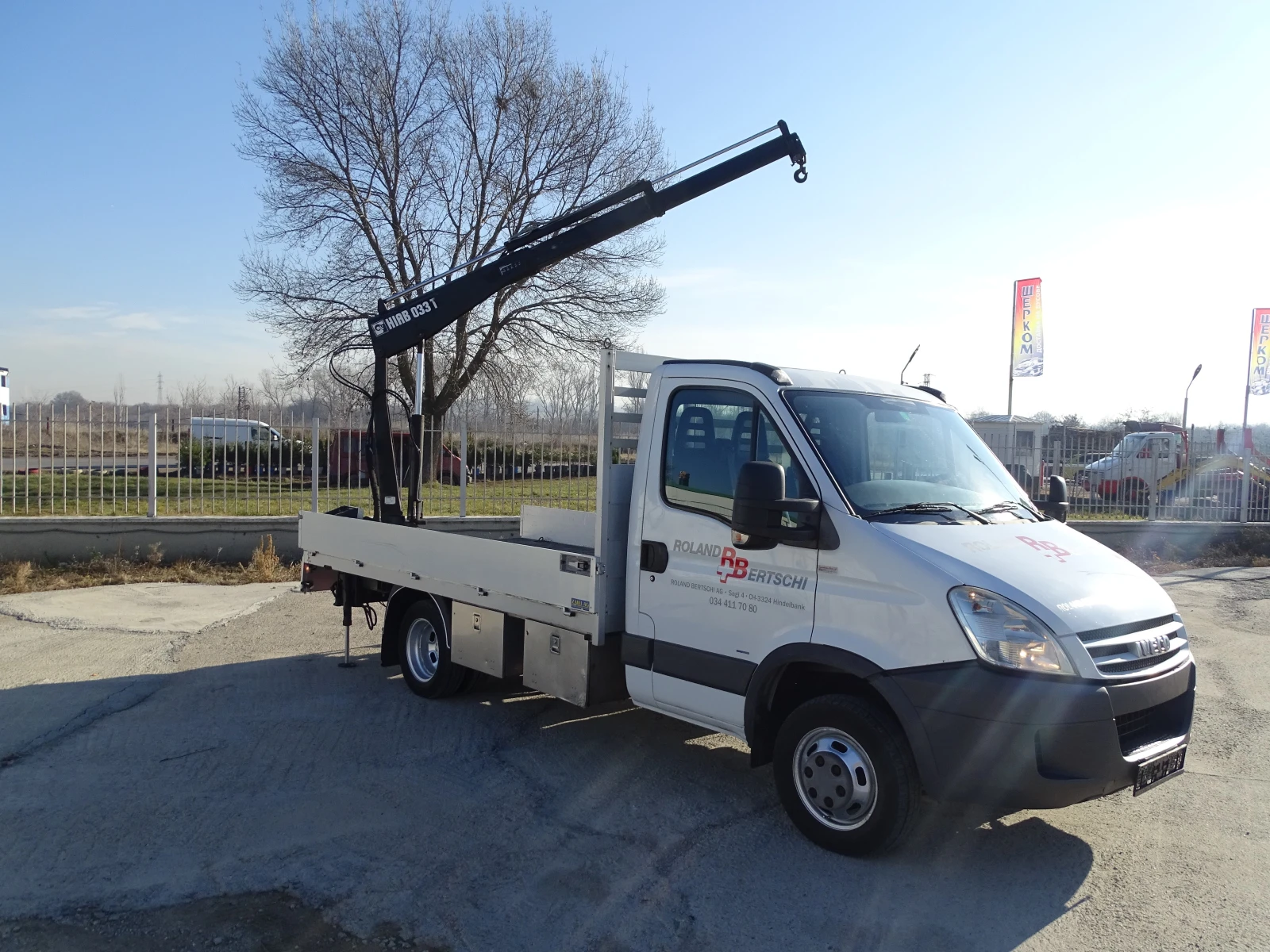 Iveco 35c18 * КЛИМАТИК* кран Hiab 033T НА 1.4 метра 2.5 тона - изображение 3