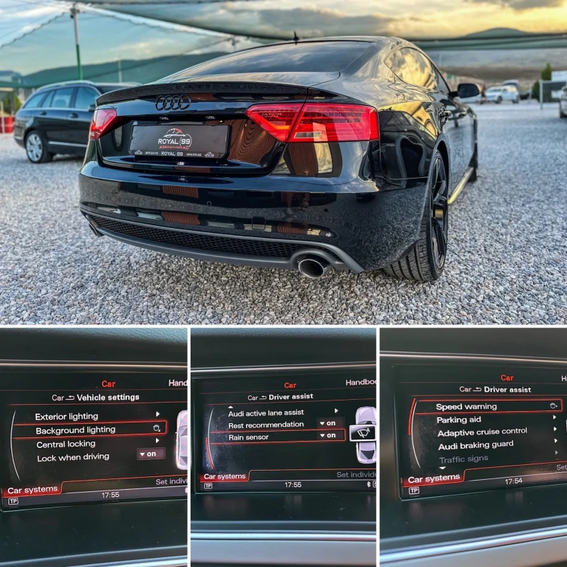 Audi A5 3.0 TDI :3XSLINE::DISTRONIK:QUATTRO::BLACK EDITION, снимка 14 - Автомобили и джипове - 47358382