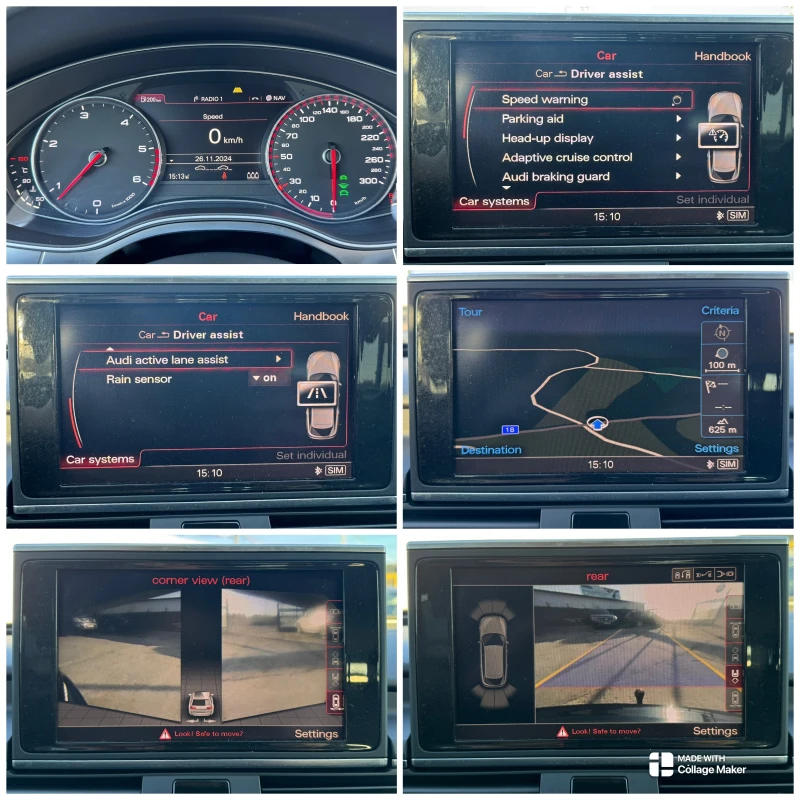 Audi A6 245кс QUATTRO DISTRONIC HUD КАМЕРИ-360 ОБДУХВАНЕ, снимка 13 - Автомобили и джипове - 48116585