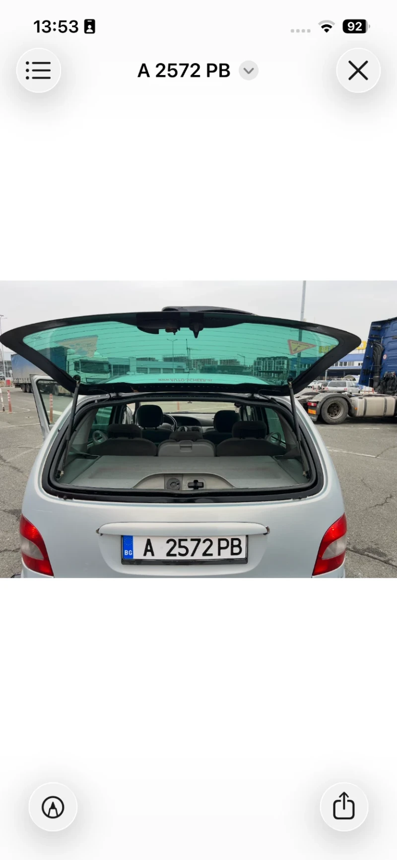 Renault Scenic 1, 9 DCI 110, снимка 15 - Автомобили и джипове - 53561399
