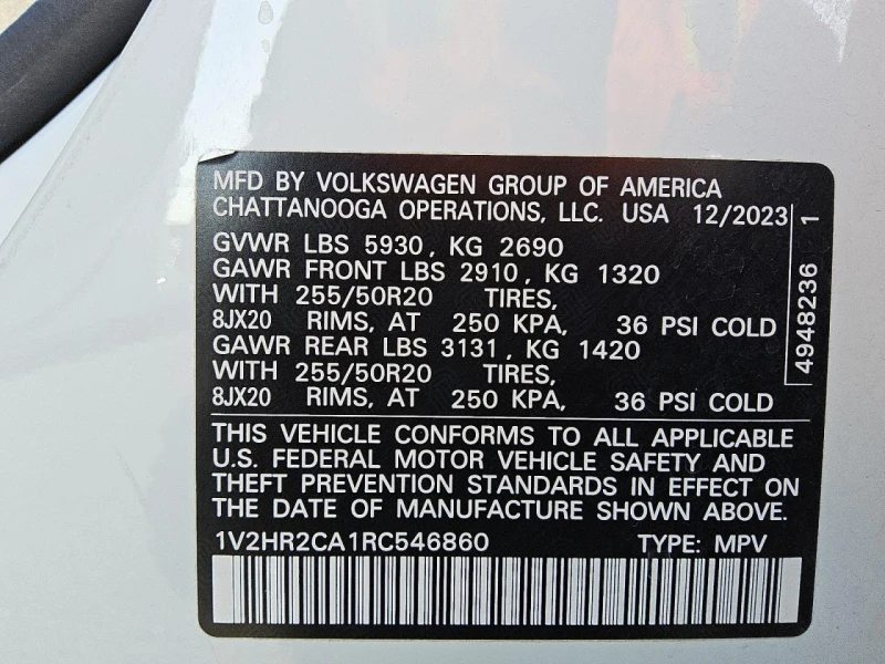 VW Atlas SE - 33000 USD - 19685624 | Car24.bg