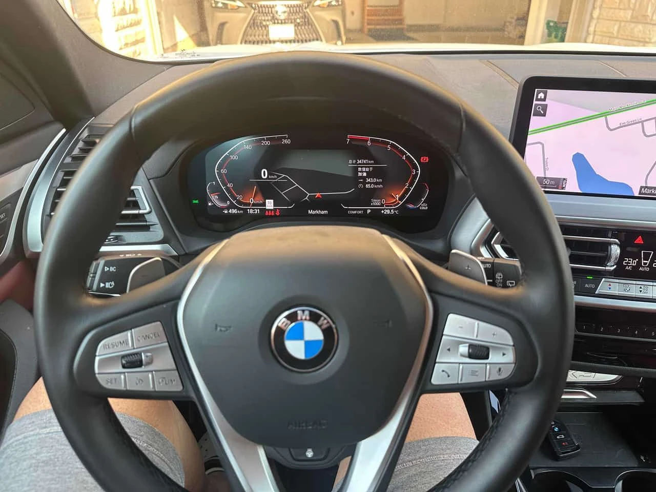 BMW X3 xDrive30i| ПОДГРЕВИ| ПАНОРАМА| ЧЕРВЕН САЛОН| CARFX, снимка 8 - Автомобили и джипове - 54597954