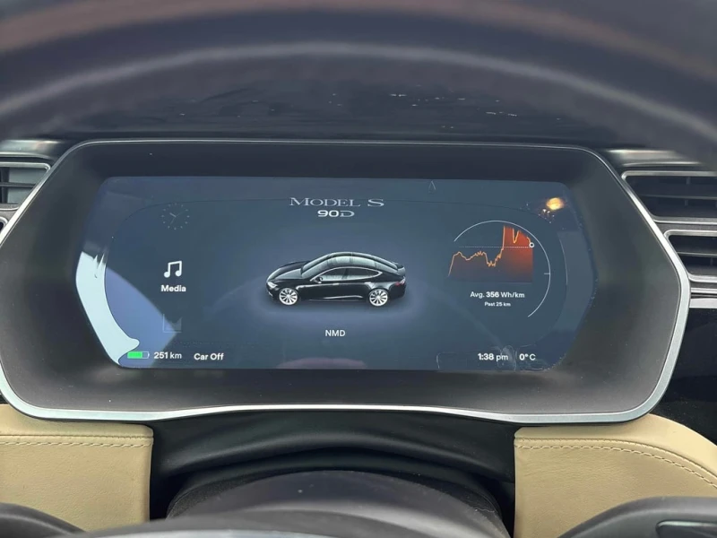 Tesla Model S * 90D * CARFAX * БЕЗ ПЪРВОНАЧАЛНА ВНОСКА, снимка 8 - Автомобили и джипове - 53191502