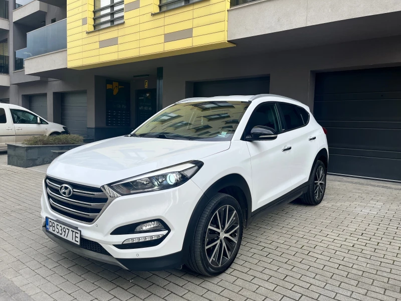 Hyundai Tucson 1.7CRDI= EXPOSSIBLE= KEYLESSGO= NAVI= НОВА!, снимка 2 - Автомобили и джипове - 53560253