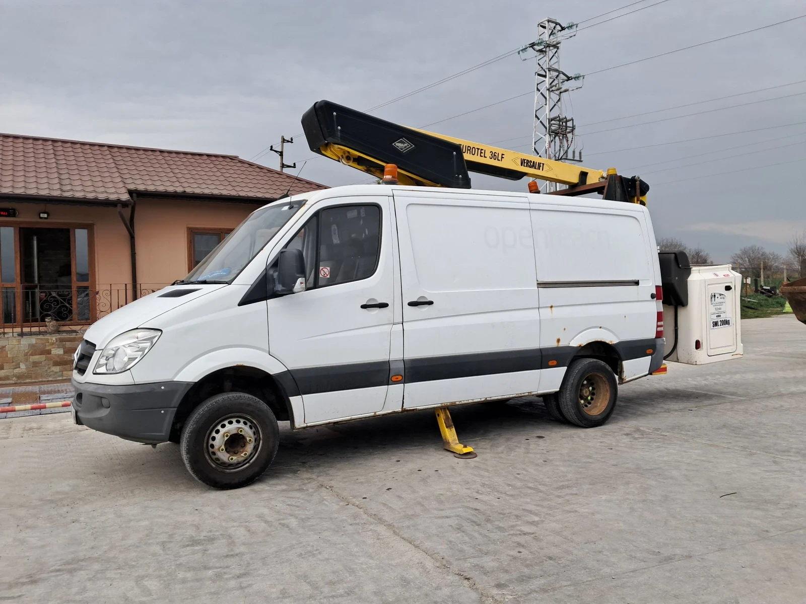 Автовишка Mercedes-Benz 513 Rygor, снимка 2 - Индустриална техника - 54142270