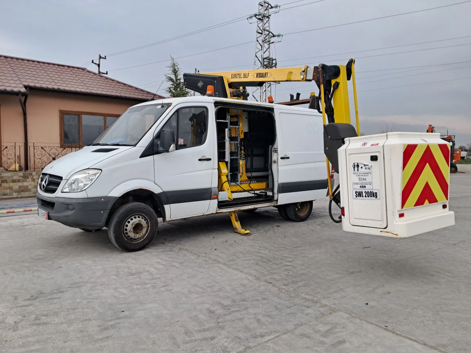 Автовишка Mercedes-Benz 513 Rygor, снимка 6 - Индустриална техника - 54142270