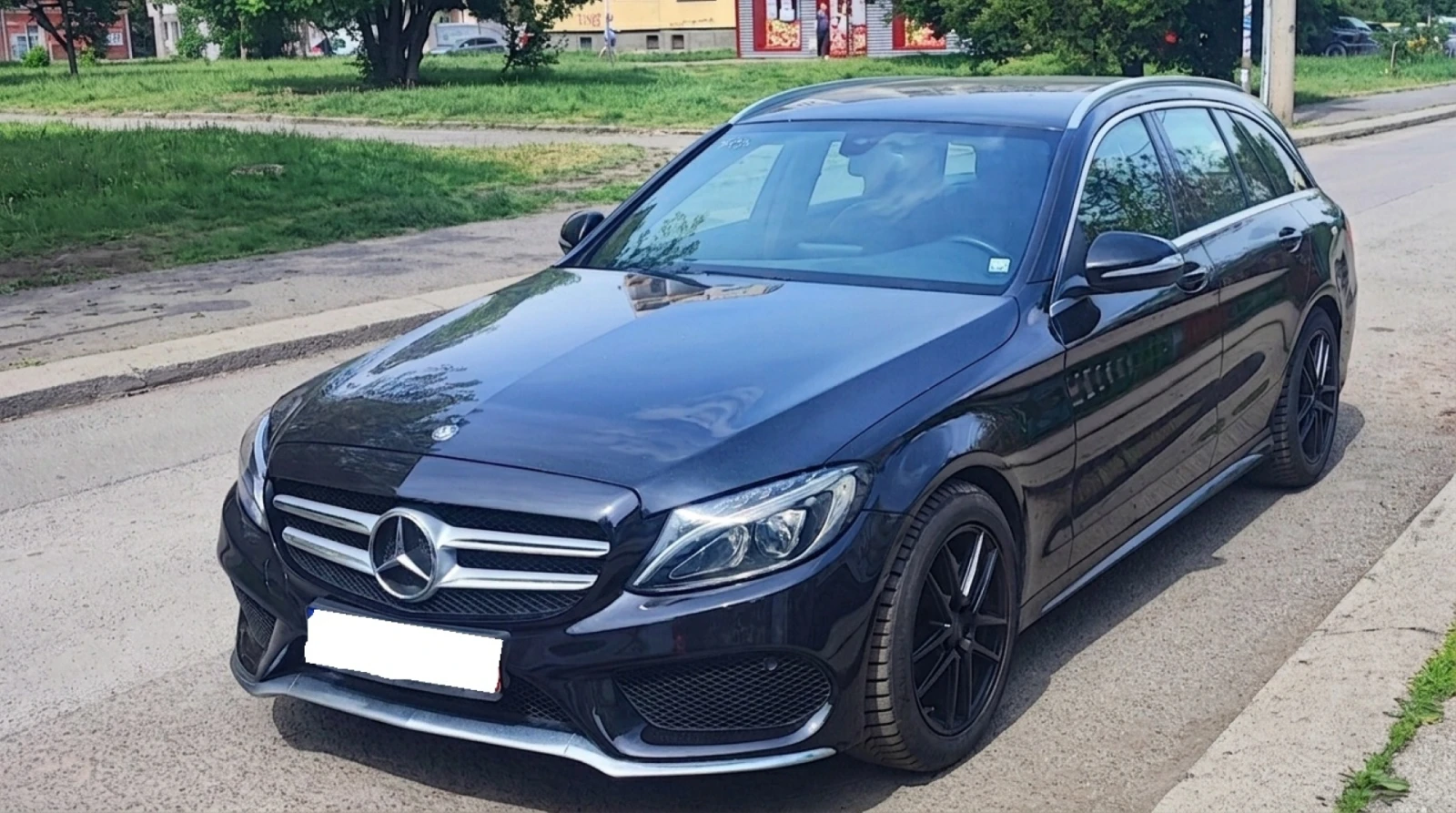 Mercedes-Benz C 200 AMG Line | Бензин | Нови Brembo | Регистрирана, снимка 5 - Автомобили и джипове - 55949960