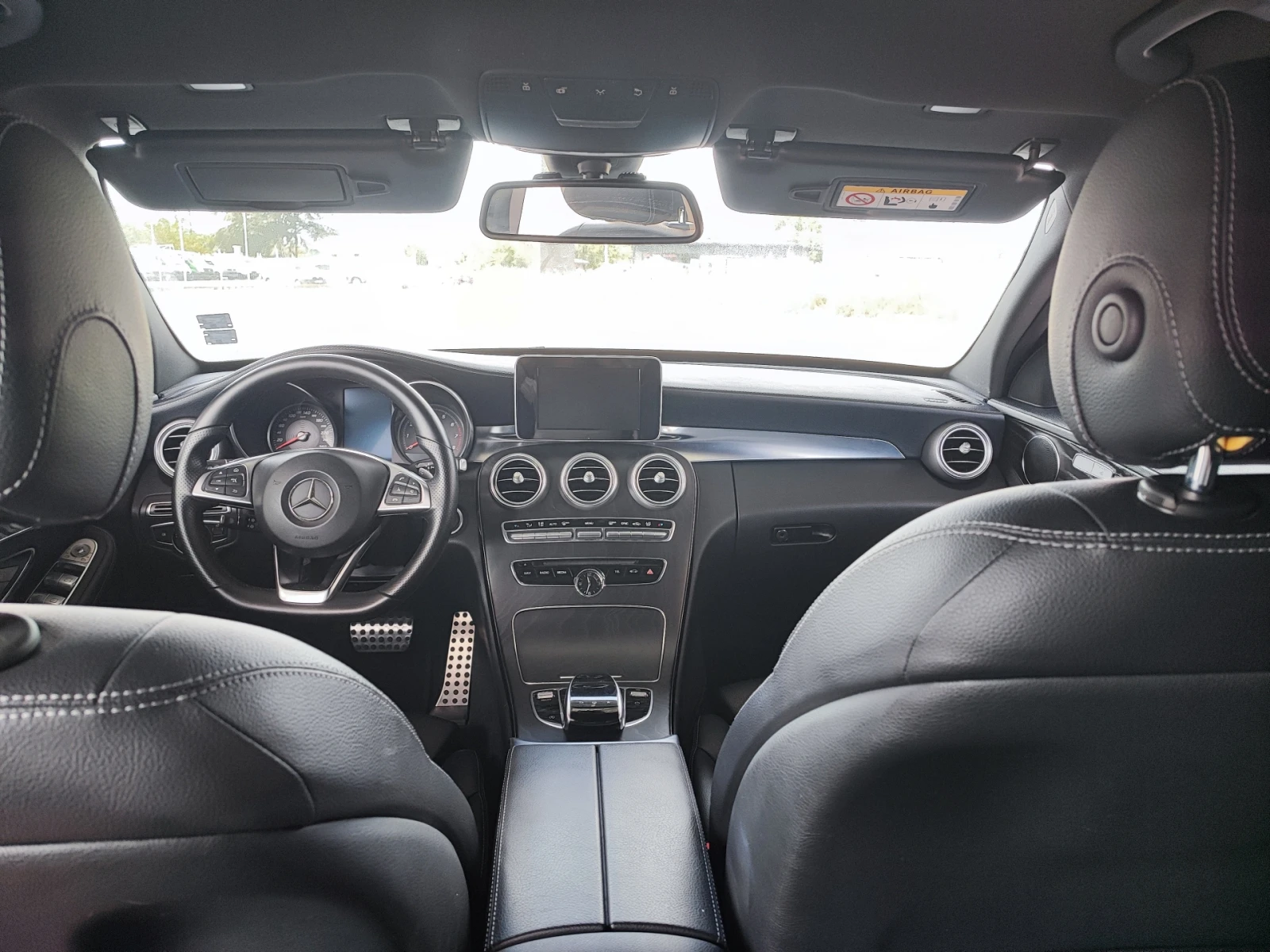 Mercedes-Benz C 200 AMG Line | Бензин | Нови Brembo | Регистрирана, снимка 7 - Автомобили и джипове - 55949960