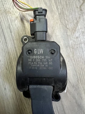 9671416880 0280755167 Педал газ PEUGEOT CITROEN 1.6HDI  0 280 755 167 PSA 96 714 168 80, снимка 3