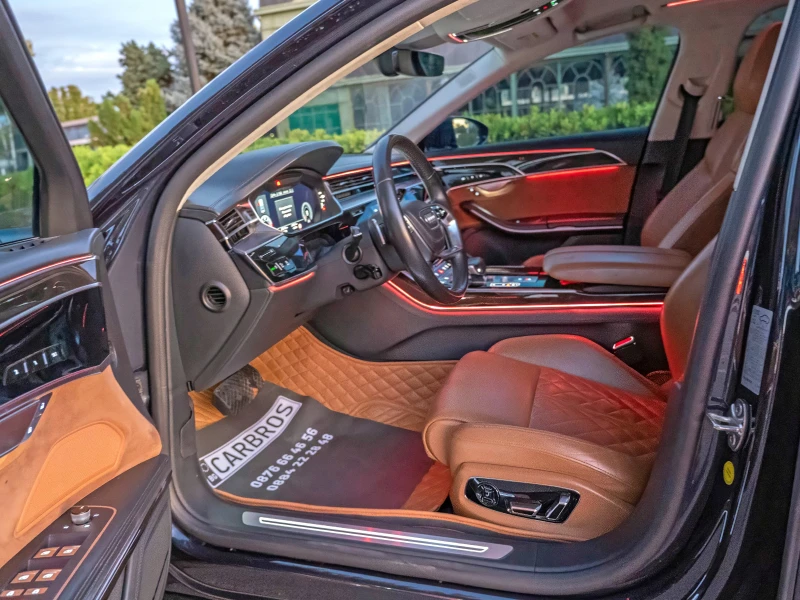Audi A8 50 TDI LONG S-Line Лазер Вакуум Head-Up, снимка 9 - Автомобили и джипове - 51651511