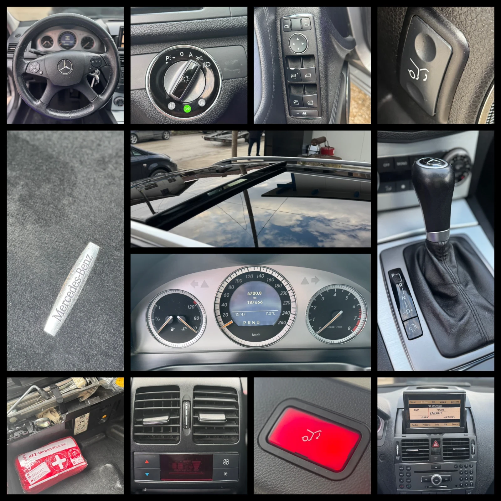 Mercedes-Benz C 230 2.5 204 7G-Tronic Avantgarde Panorama Navi FULL  | Mobile.bg � ����������� 10