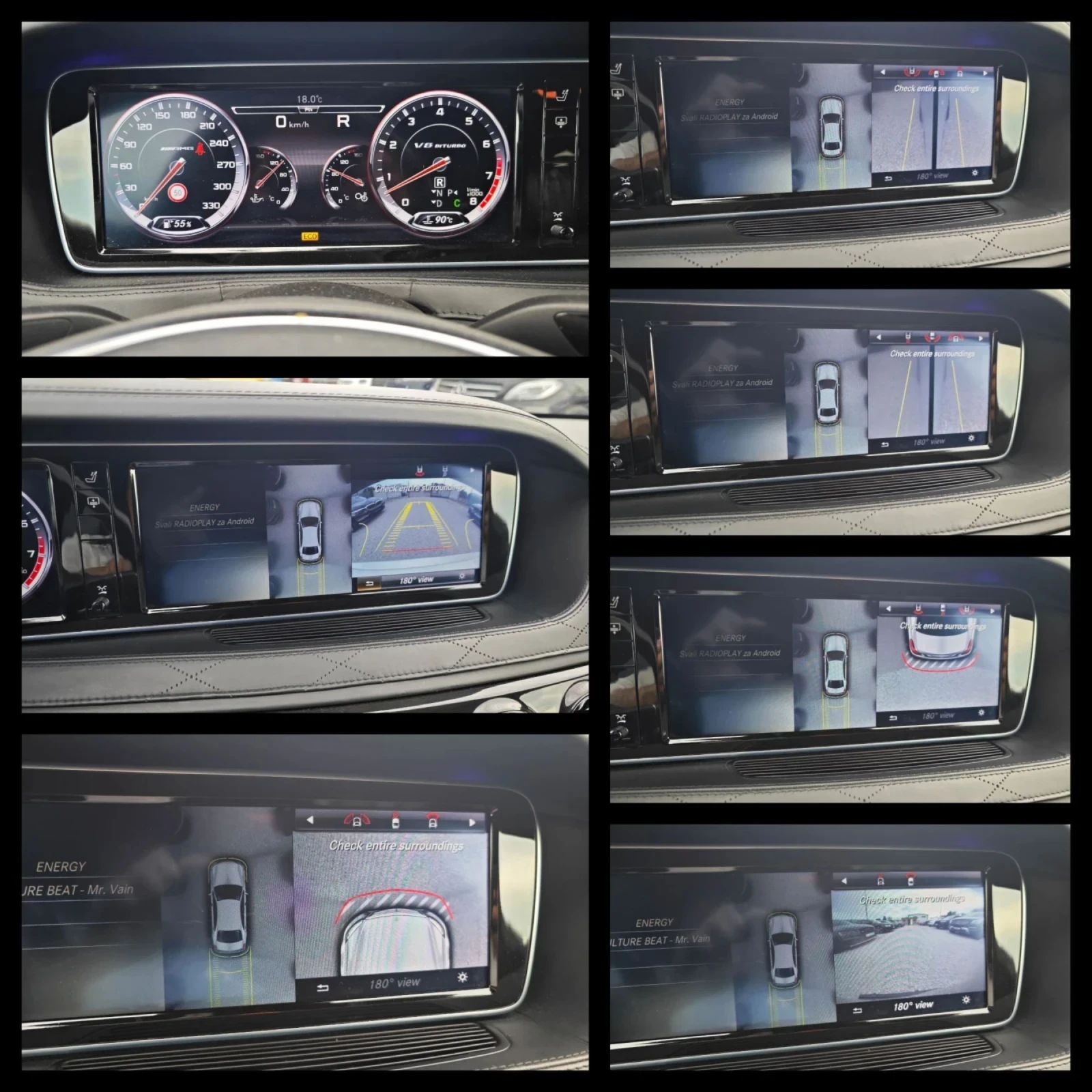 Mercedes-Benz S 63 AMG FACE  УНИКАТ 3 TV FULL, снимка 16 - Автомобили и джипове - 53916321