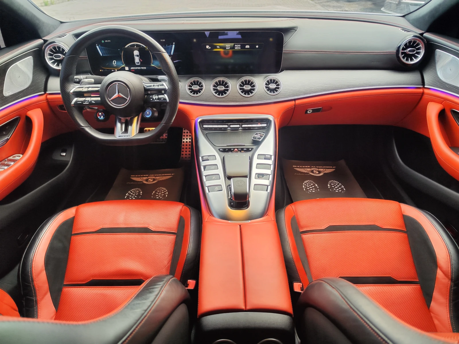 Mercedes-Benz AMG GT 53* 360CAM* PANORAMA* BURMES* PODGREV* OBDUH* VAKU, снимка 8 - Автомобили и джипове - 54855075