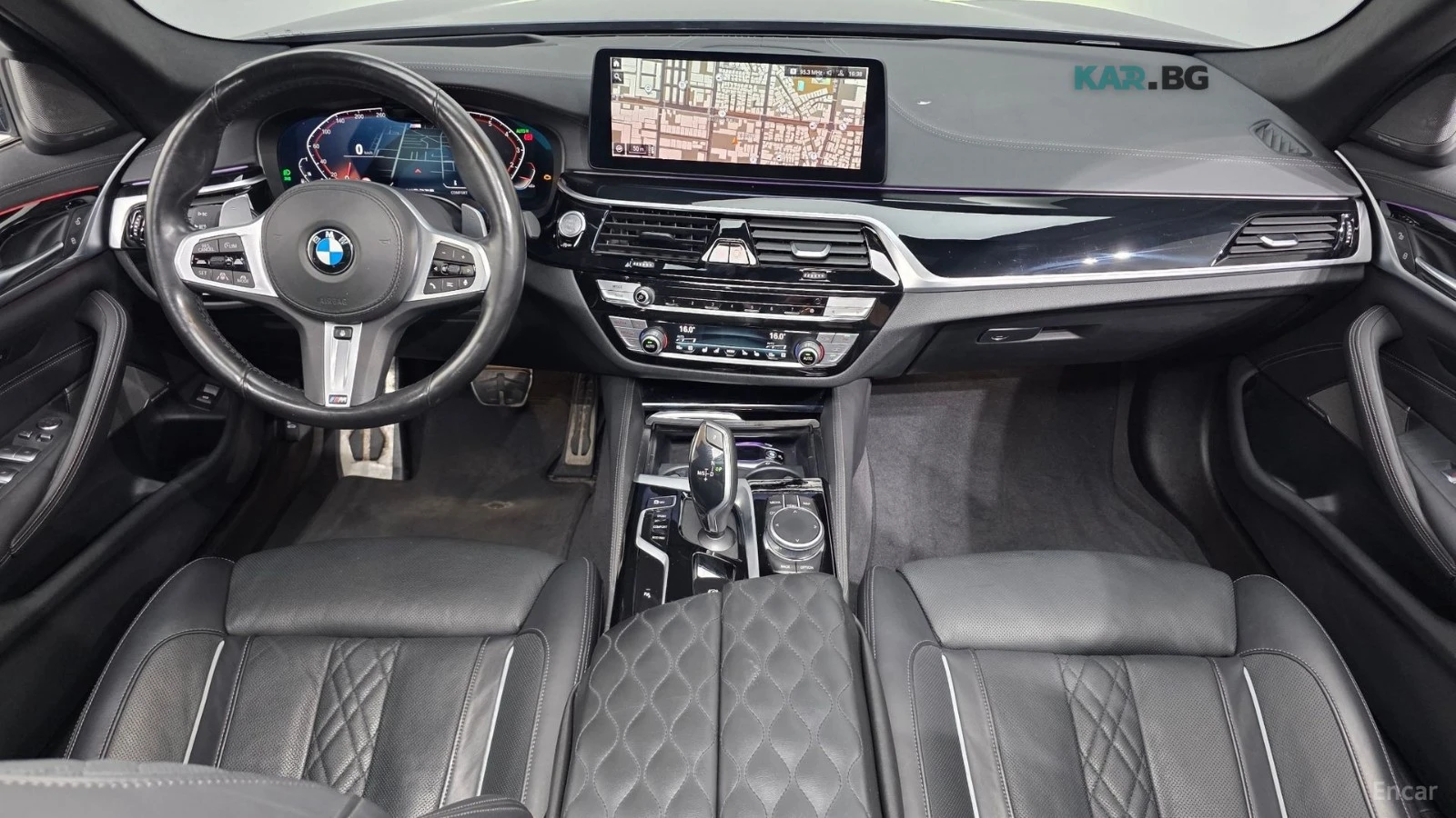 BMW 530 MSPORT* DISTRONIC* ПОДГРЕВ* ОБДУХВАНЕ* HEADUP* , снимка 5 - Автомобили и джипове - 55050067