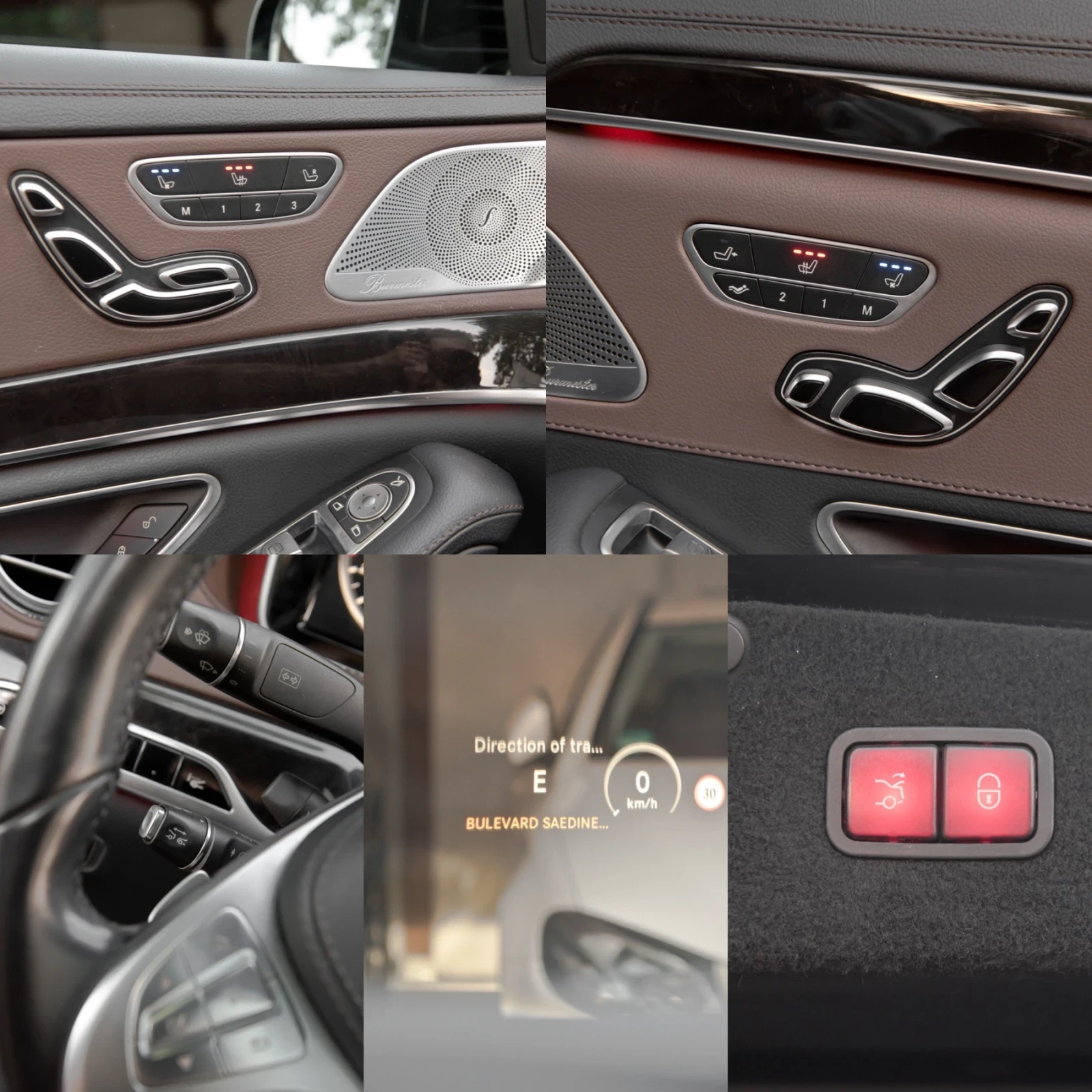 Mercedes-Benz S 350 4M/63/AMG/LANG/HUD/PANO/20, снимка 14 - Автомобили и джипове - 55052202