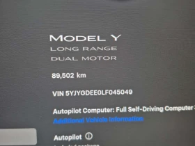 Tesla Model Y LONG RANGE| PARK ASSIST| PANORAMA| CARFAX|  - 25000 € / 48895.75 лв. - 22806111 7