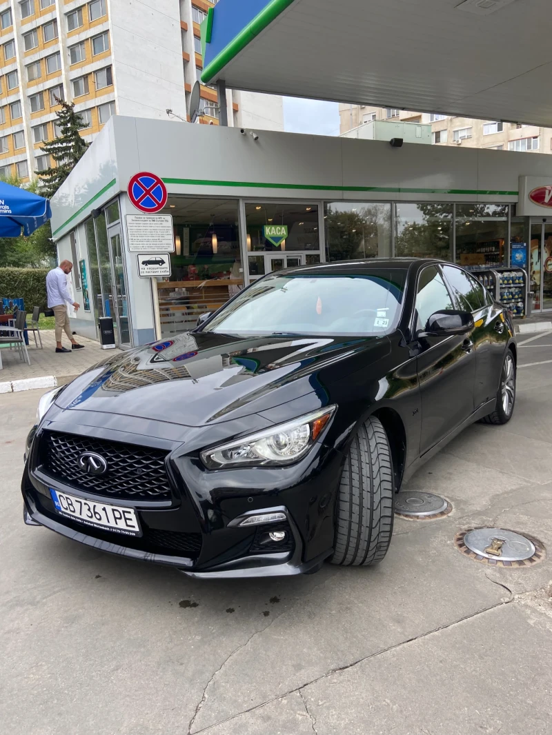 Infiniti Q50 S Red sport 3.0 t 405 hp , снимка 1 - Автомобили и джипове - 47041183