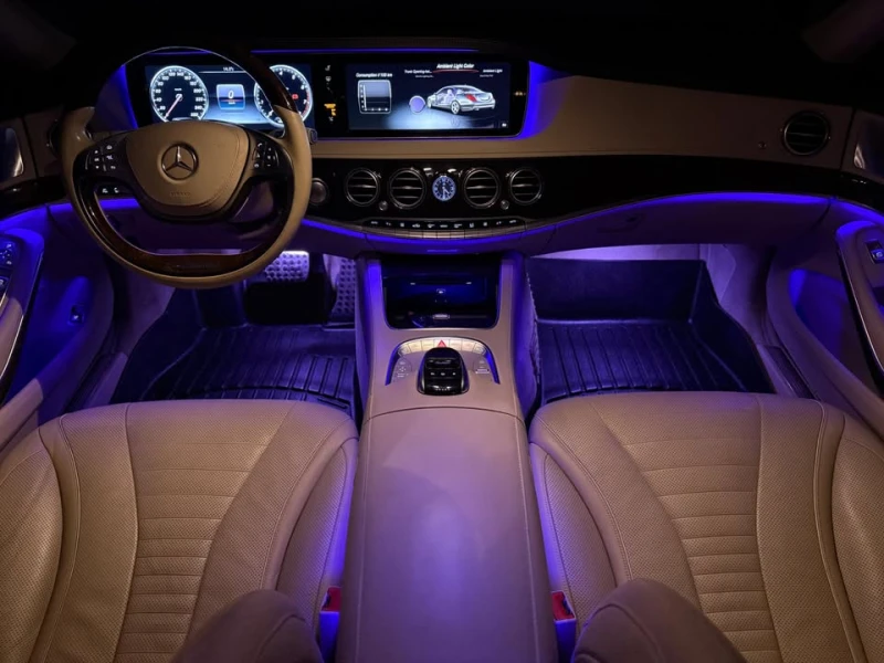 Mercedes-Benz S 550 AMG PACK * DISTRONIC * BURMASTER * CARFAX * , снимка 13 - Автомобили и джипове - 53271973