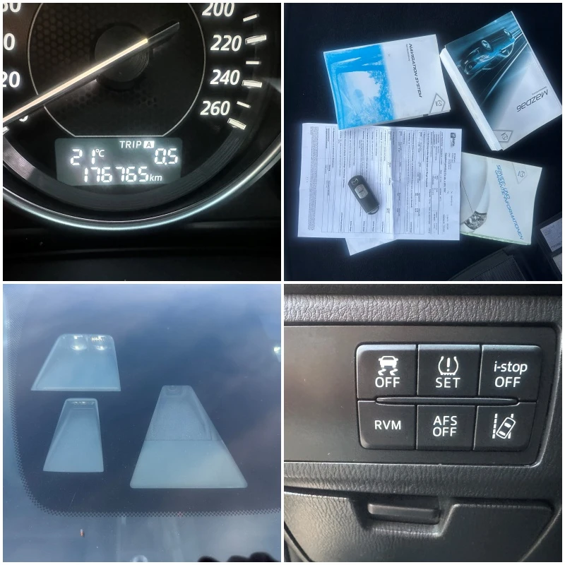Mazda 6 2.2CDTI 150kc NAVI FACE, снимка 11 - Автомобили и джипове - 56330157