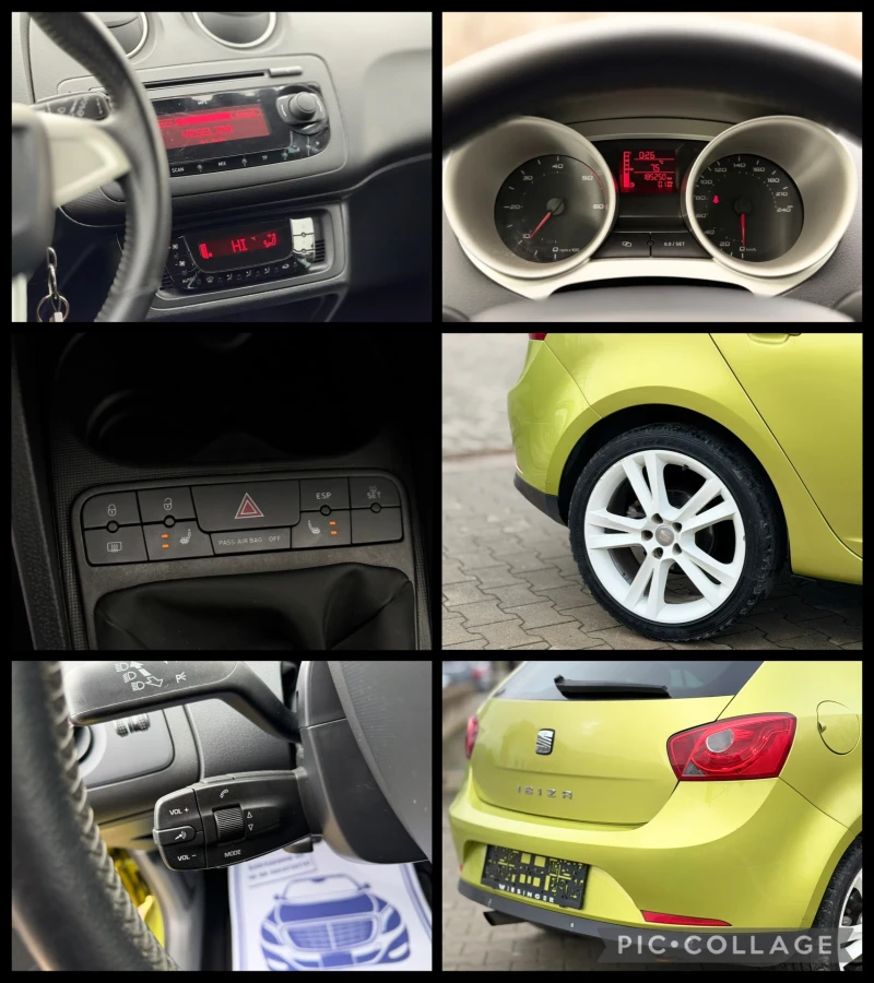 Seat Ibiza 1.9TDi~105hp~КЛИМАТРОНИК~ПОДГРЕВ НА СЕДАЛКИ, снимка 17 - Автомобили и джипове - 53286091