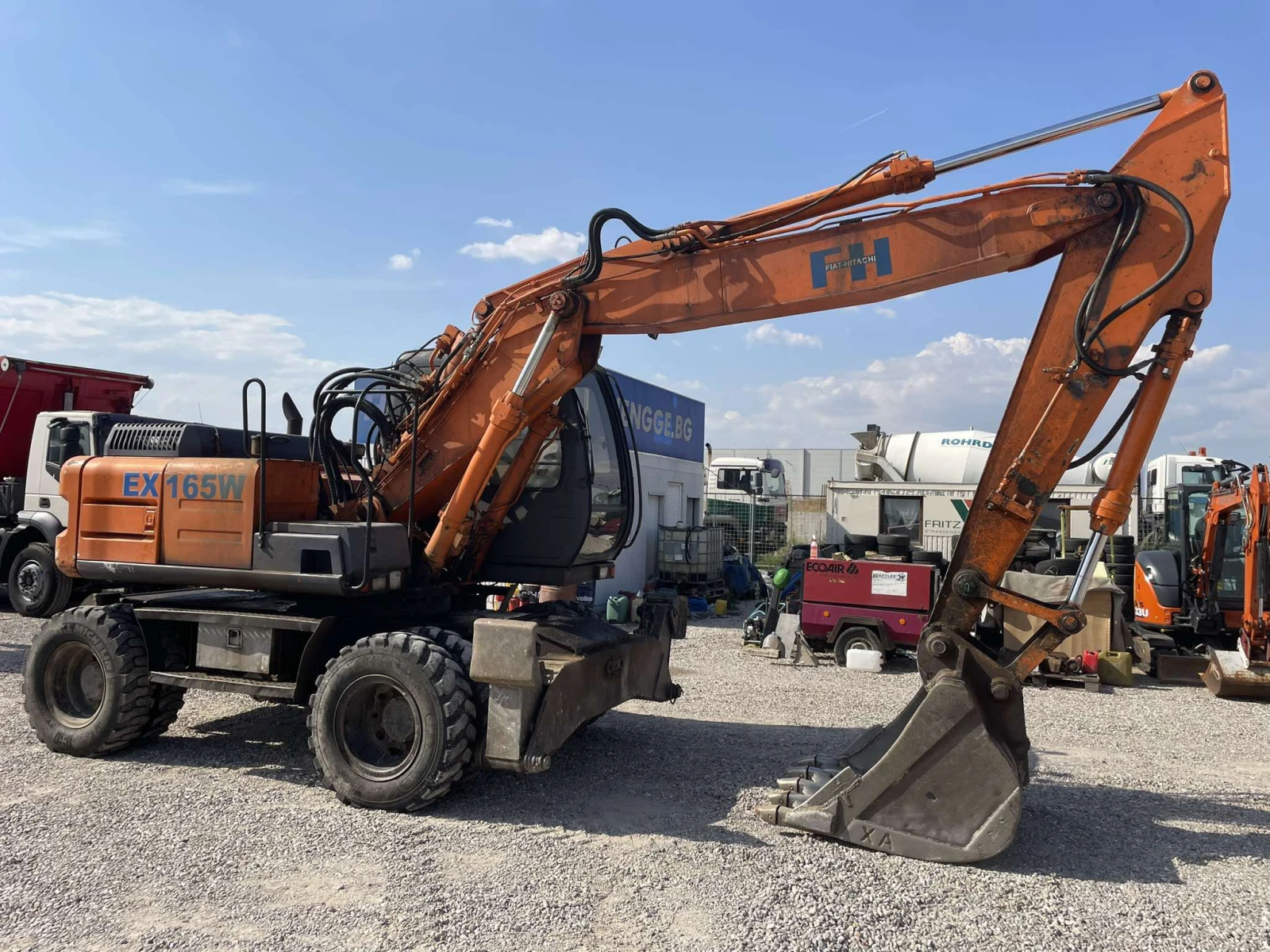 Багер FIAT Hitachi EX 165W - изображение 6