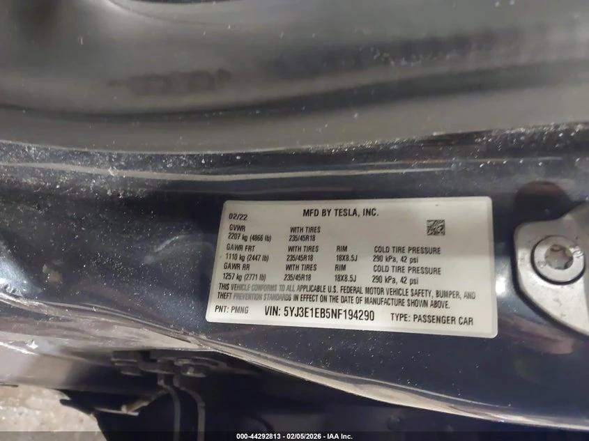 Tesla Model 3 Long Range Dual Motor All-Wheel Drive, снимка 9 - Автомобили и джипове - 54422872