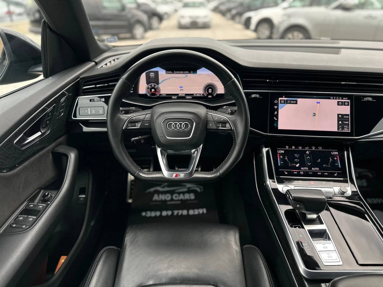 Audi Q8 * 50TDI* 3xSLine* MATRIX* HeadUp* SoftClose*  - изображение 10