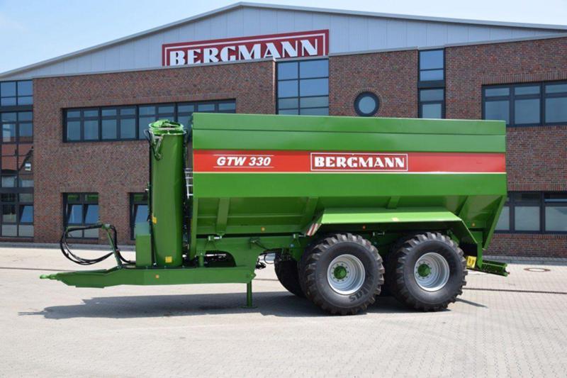 За трактор Други Тандемно разтоварващо ремарке BERGMANN GTW330, снимка 1 - Ремаркета - 46260671