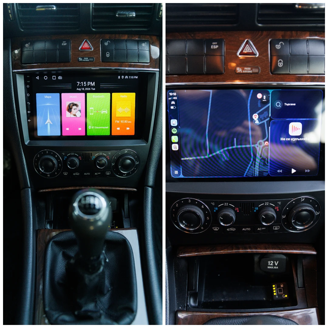 Mercedes-Benz C 180 FACE ГАЗ.ИНЖЕКЦИОН, снимка 9 - Автомобили и джипове - 55711734