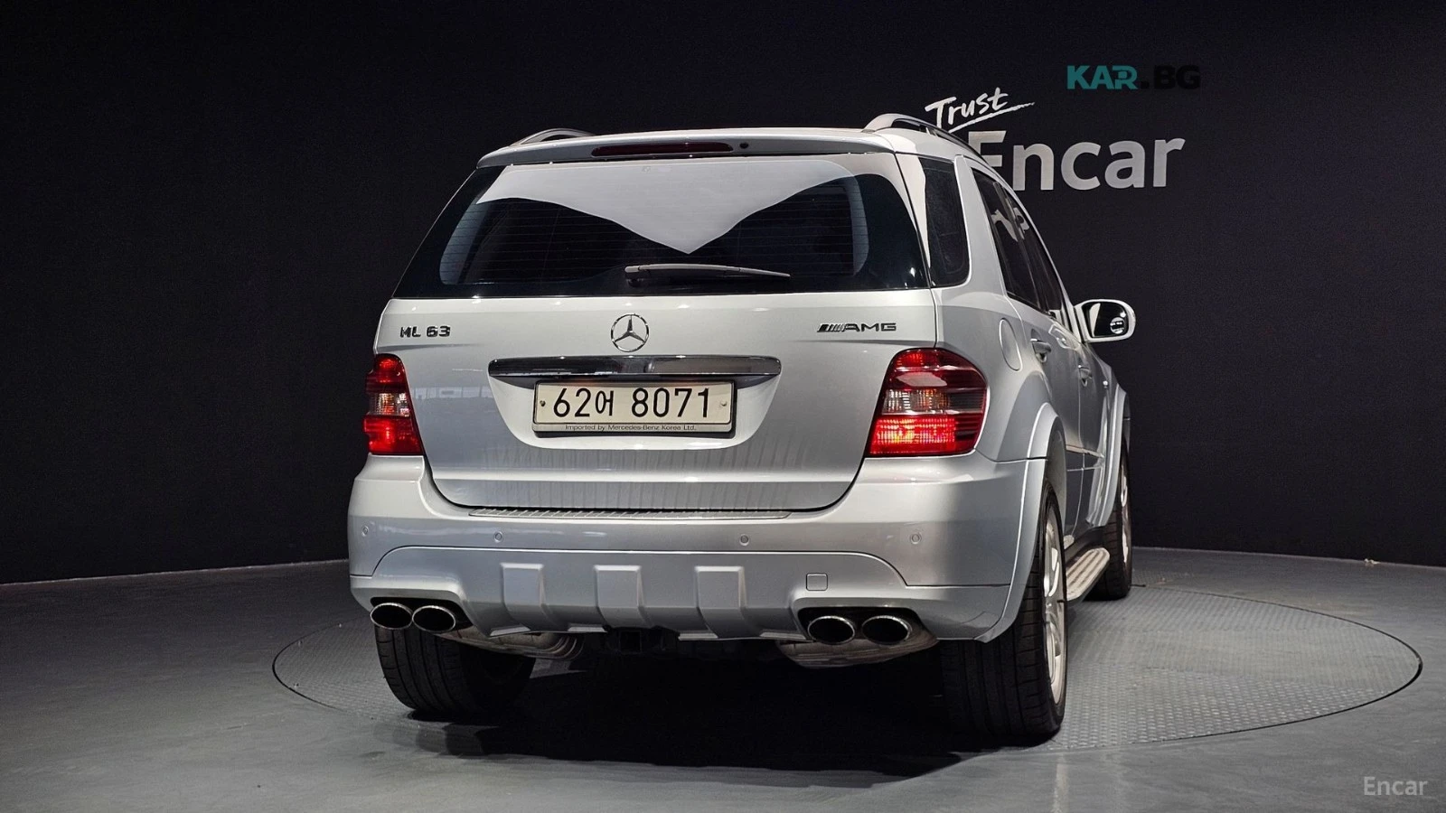 Mercedes-Benz ML 63 AMG 4МАТIC/KEYLESS/NAVIОБДУХВАНЕ, снимка 4 - Автомобили и джипове - 54813085
