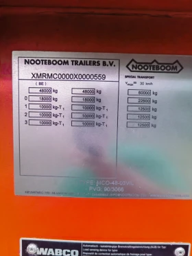 Полуремарке Nooteboom МСО-48-03V/l, снимка 8
