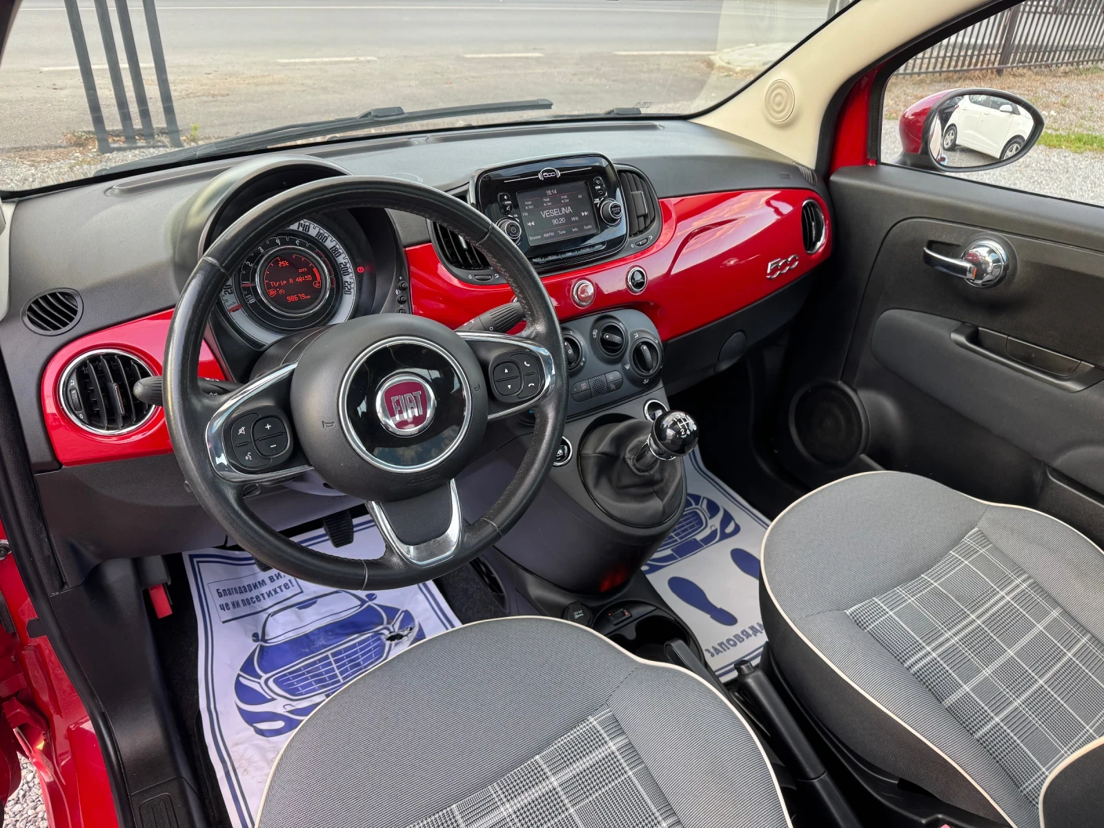 Fiat 500 1.2i GPL!! Panorama!! Facelift!! Euro 6!!, снимка 12 - Автомобили и джипове - 55398459