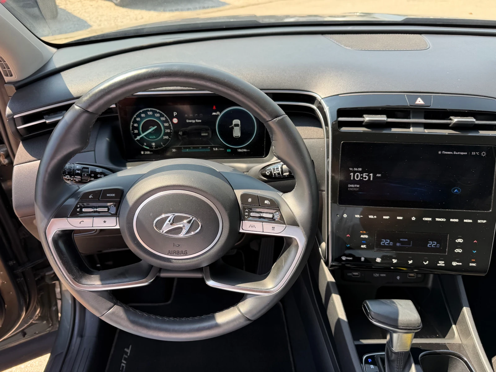 Hyundai Tucson 1.6Hybrid 136к.с X line , снимка 9 - Автомобили и джипове - 55571080