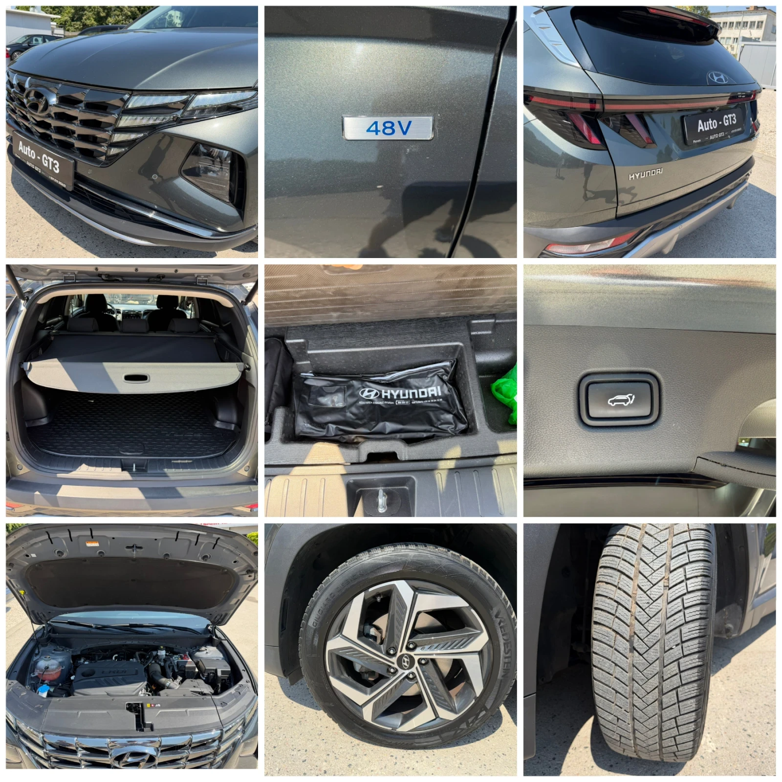 Hyundai Tucson 1.6Hybrid 136к.с X line , снимка 16 - Автомобили и джипове - 55571080