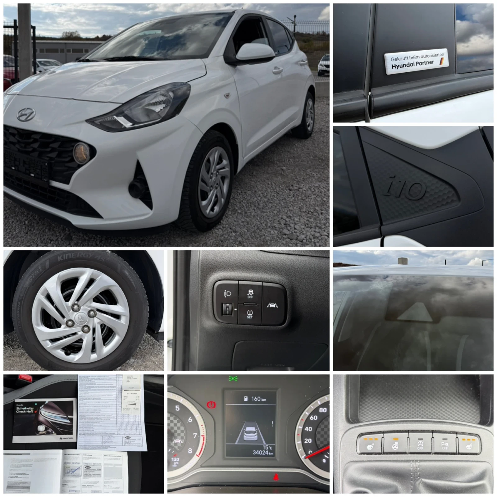 Hyundai I10 1.0i EURO 6d * 34.000KM* SERVICE BOOK TUV COC | Mobile.bg   9