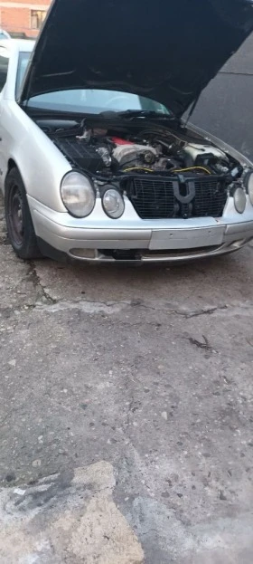 Mercedes-Benz CLK 192 коня газ бензин , снимка 1