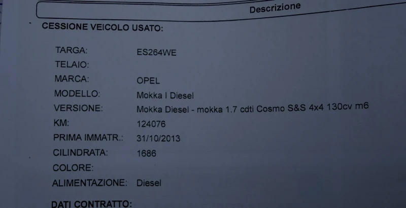 Opel Mokka 1.7CDTI-130k.c. COSMO 4x4 /124000km.!!!/, снимка 17 - Автомобили и джипове - 52315082