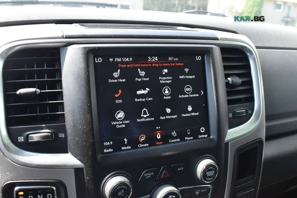 Dodge RAM 1500 Warlock* Crew Cab* АвтоКредит* (ЦЕНА ДО БГ), снимка 14 - Автомобили и джипове - 56227595